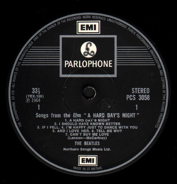 The Beatles : A Hard Day's Night (LP, Album, RE)