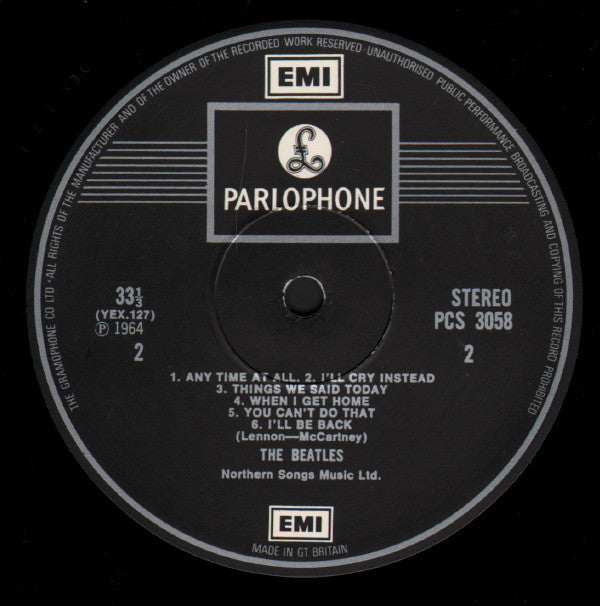 The Beatles : A Hard Day's Night (LP, Album, RE)