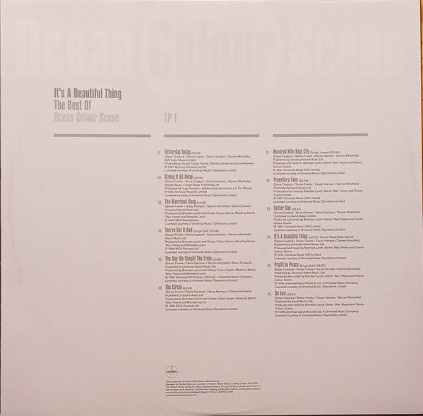 Ocean Colour Scene : It's A Beautiful Thing - The Best Of Ocean Colour Scene (2xLP, Comp, 140)