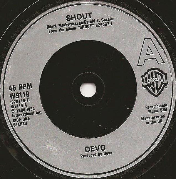 Devo : Shout (2x7", Ltd)