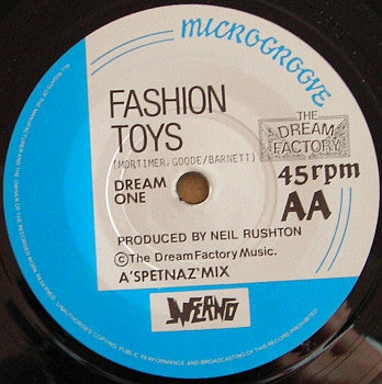 The Dream Factory : Wine And Roses / Fashion Toys (7", Single)