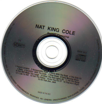 Nat King Cole : Sweet Lorraine (CD, Comp)