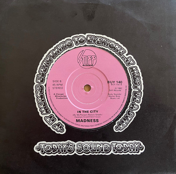 Madness : Cardiac Arrest (7", Single, Pin)
