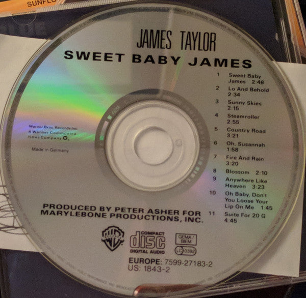 James Taylor (2) : Sweet Baby James (CD, Album, RE)