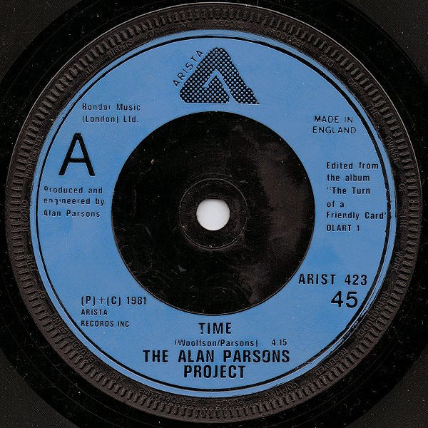 The Alan Parsons Project : Time (7")