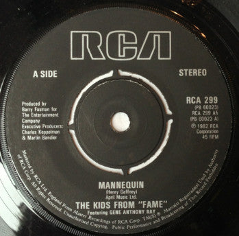 The Kids From Fame : Mannequin (7", Single)