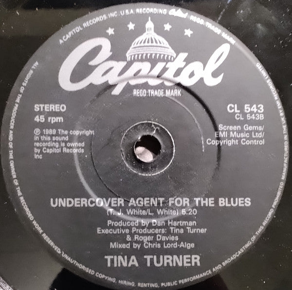 Tina Turner : The Best (7", Single, Bla)