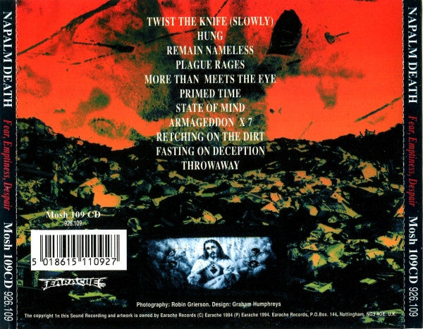 Napalm Death : Fear, Emptiness, Despair (CD, Album)