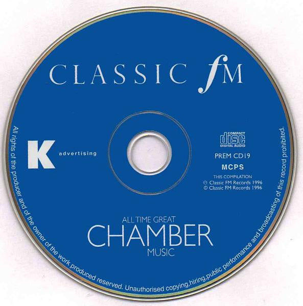 Various : All Time Great Chamber Music (CD, Comp)