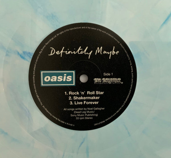 Oasis (2) : Definitely Maybe (2xLP, Album, Ltd, RE, RM, Blu)