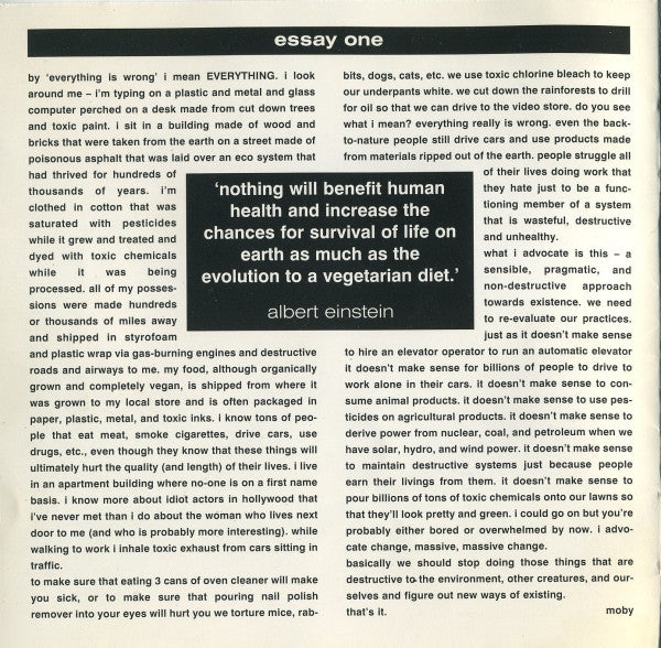 Moby : Everything Is Wrong (CD, Album + CD + Ltd)