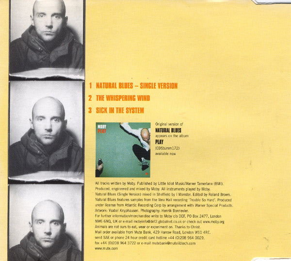 Moby : Natural Blues (CD, Single, CD1)