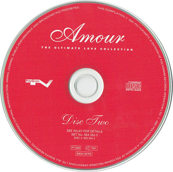 Various : Amour (The Ultimate Love Collection) (2xCD, Comp)