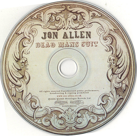 Jon Allen (6) : Dead Mans Suit (CD, Album)