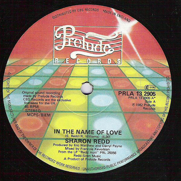 Sharon Redd : In The Name Of Love (12", Single)