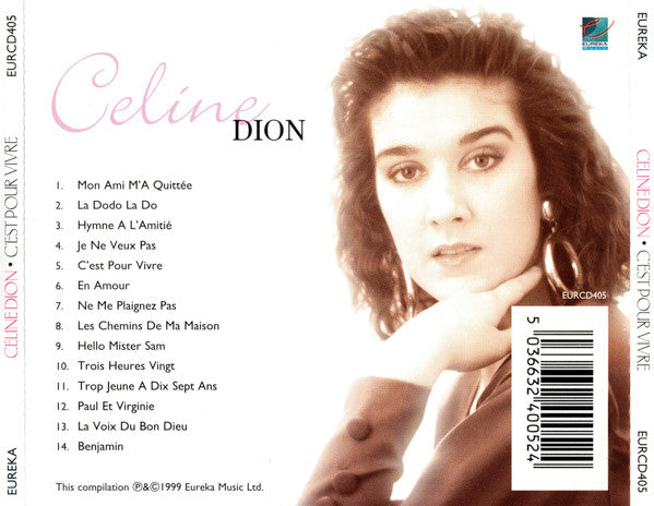 Céline Dion : C'est Pour Vivre - The French Love Album (CD, Comp)