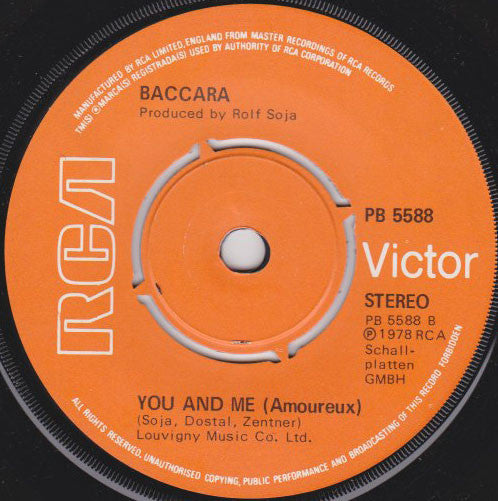 Baccara : Parlez-vous Français? (7", Single)