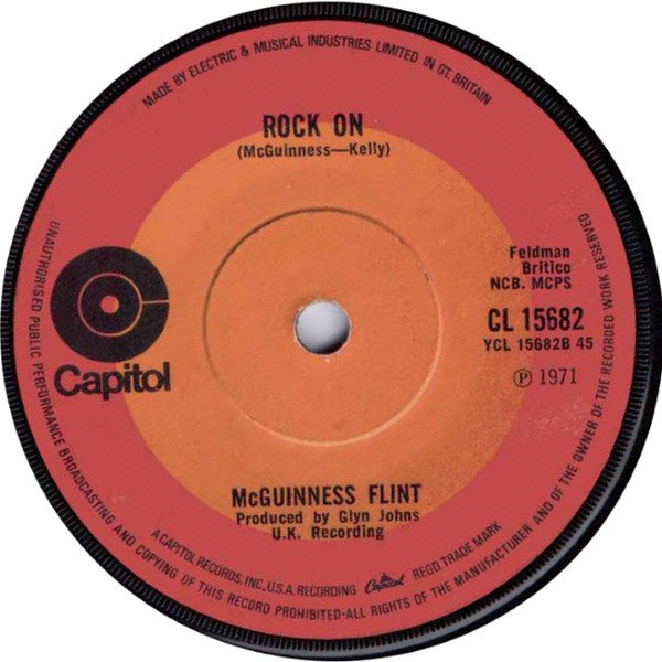 McGuinness Flint : Malt And Barley Blues (7", Sol)