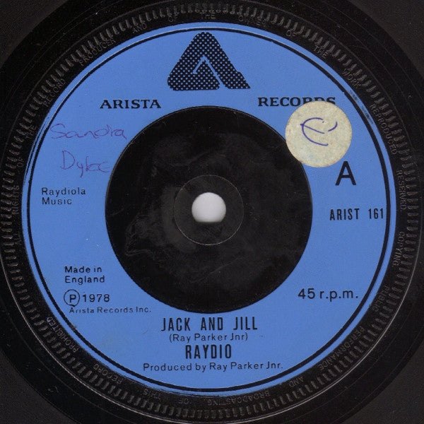 Raydio : Jack And Jill (7", Single, Inj)