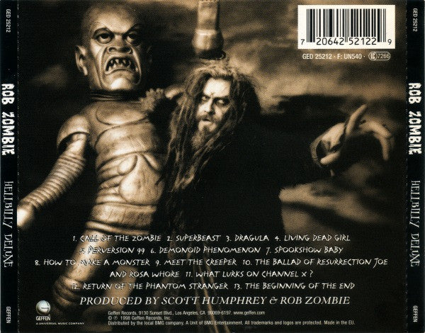 Rob Zombie : Hellbilly Deluxe (CD, Album)