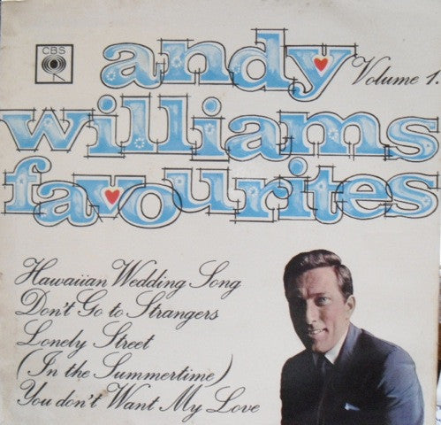 Andy Williams : Andy Williams Favourites Volume 1 (7", EP)