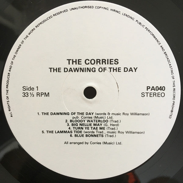 The Corries : The Dawning Of The Day (LP)