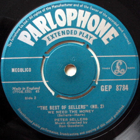 Peter Sellers : The Best Of Sellers No. 2 (7", EP)