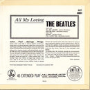 The Beatles : All My Loving (7", EP, Mono, RP)