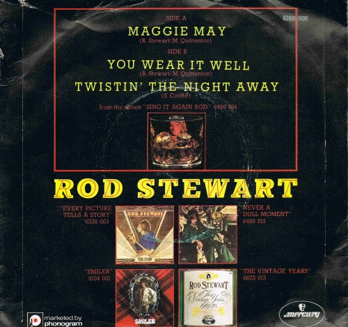 Rod Stewart : Maggie May (7", Maxi)