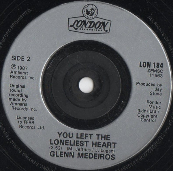 Glenn Medeiros : Nothing's Gonna Change My Love For You (7", Single, Sil)