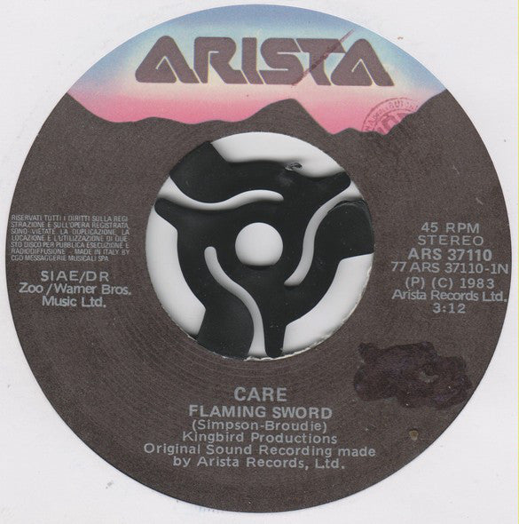 Care (2) : Flaming Sword (7", Single)