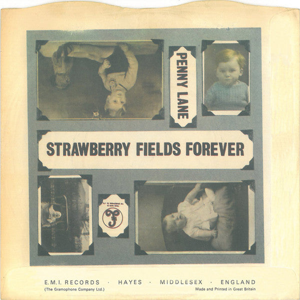 The Beatles : Strawberry Fields Forever / Penny Lane (7", Single, Mono, Sol)