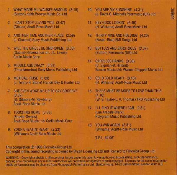 Jerry Lee Lewis : You Win Again (The Country Side Of Jerry Lee Lewis) (CD, Comp)