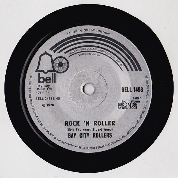 Bay City Rollers : I Only Wanna Be With You (7", Single, Sol)