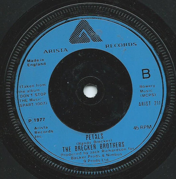 The Brecker Brothers : East River (7", Single, Sol)