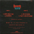 Nazareth (2) : Live (2x7", Single, Pap)