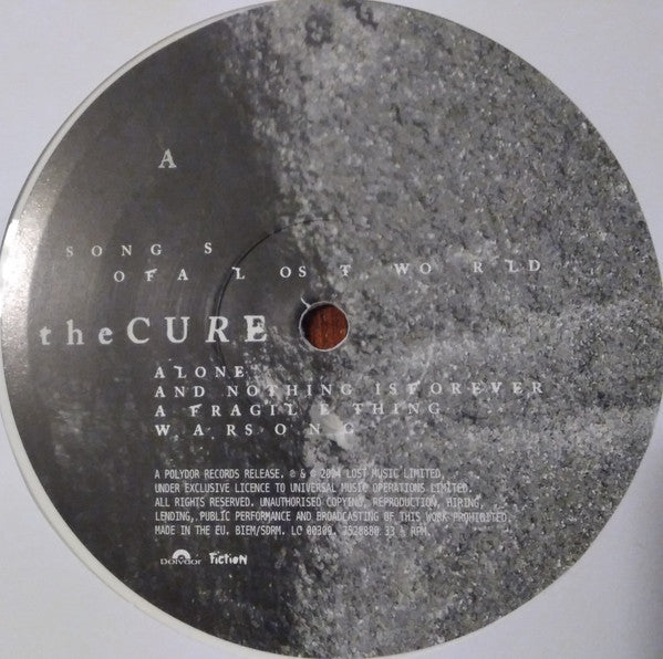 The Cure : Songs Of A Lost World (LP, Album, Bioplastic, Ltd, Whi)