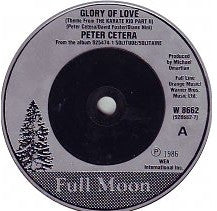 Peter Cetera : Glory Of Love (Theme From The Karate Kid Part II) (7", Single, Blu)