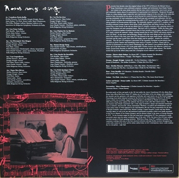 Jean-Claude Vannier : Roses Rouge Sang (LP, Album)