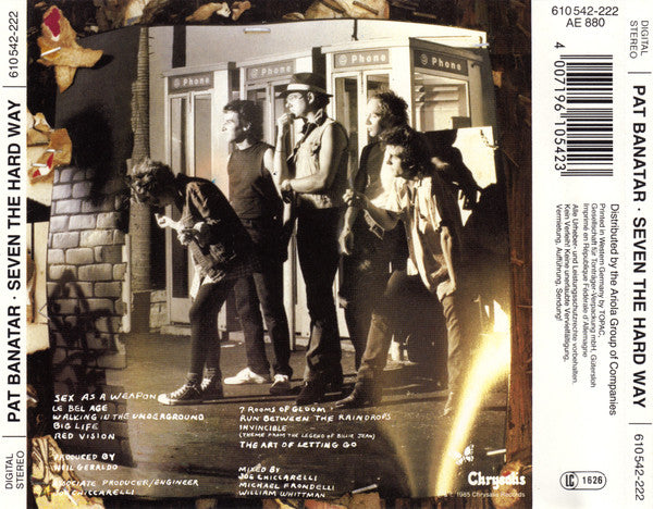 Pat Benatar : Seven The Hard Way (CD, Album)