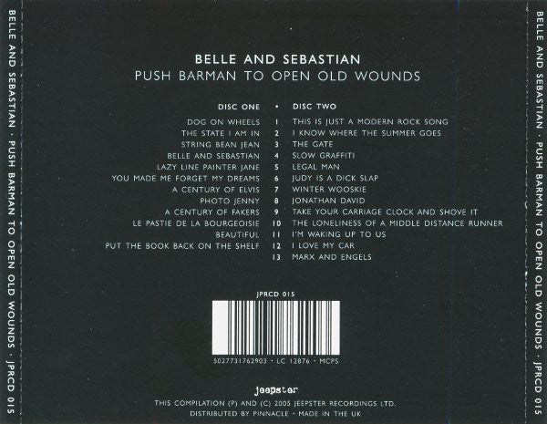 Belle & Sebastian : Push Barman To Open Old Wounds (2xCD, Comp, RE, RM)