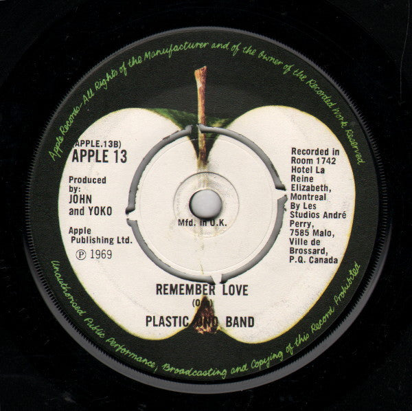 Plastic Ono Band* : Give Peace A Chance (7", Single)