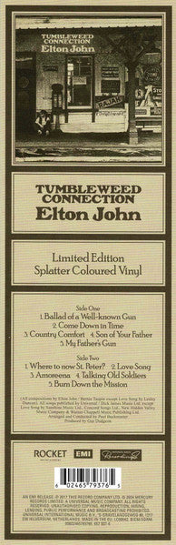 Elton John : Tumbleweed Connection (LP, Album, Ltd, RE, Gre)