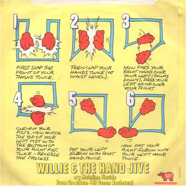 Eric Clapton : Willie And The Hand Jive (7")