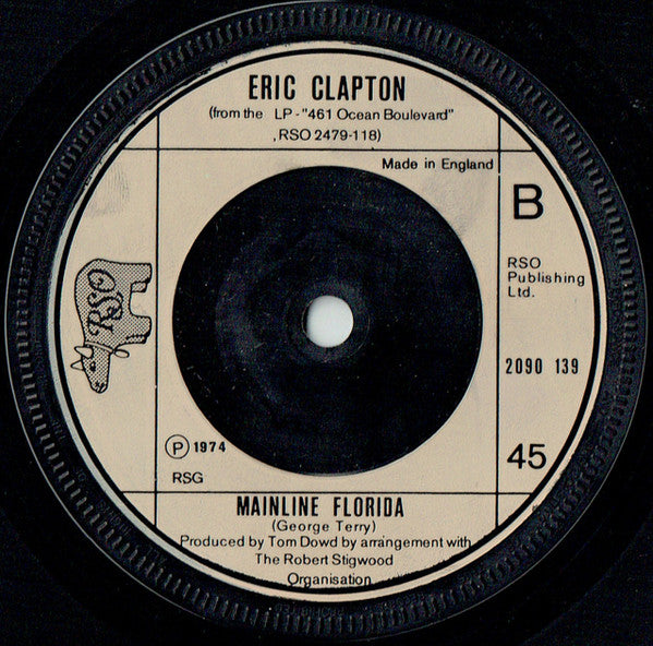 Eric Clapton : Willie And The Hand Jive (7")