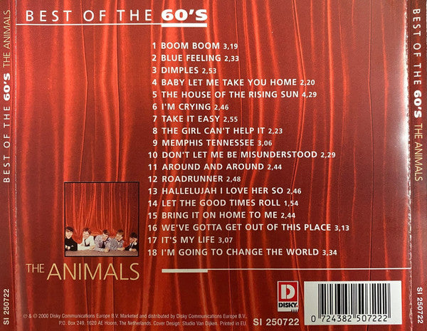 The Animals : Best Of The 60's The Animals (CD, Comp)
