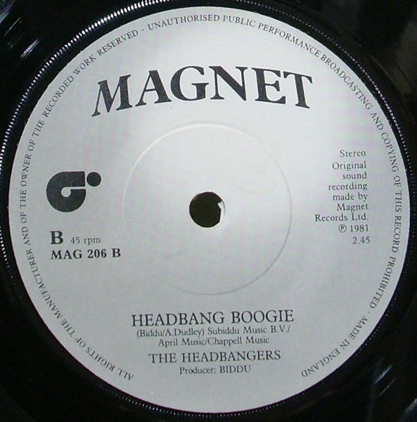 The Headbangers (4) : Status Rock (7", Single)