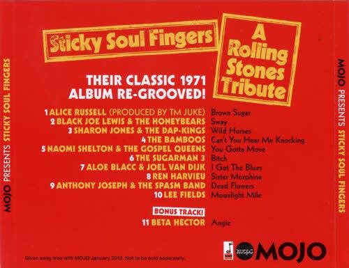 Various : Sticky Soul Fingers (A Rolling Stones Tribute) (CD, Comp)