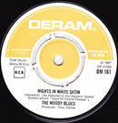 The Moody Blues : Nights In White Satin (7", Single, RE, Pus)