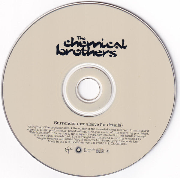 The Chemical Brothers : Surrender (CD, Album)